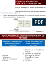 Regulación de La Excreción y Concentración de Potasio