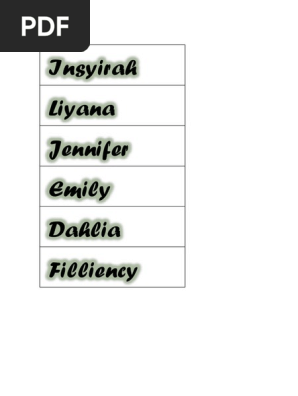 name tag