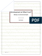 Report On Sustainable Mining & Development