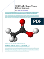 Rumus Asam Karboksilat