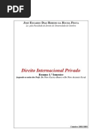 Direito Internacional Privado (1.º Semestre)
