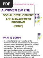 SDMP Primer