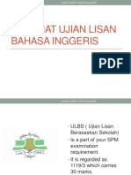 SPM English Oral Briefing - Essential Tips for ULBS Exam