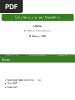 Data Structures and Algorithms: A.Baskar