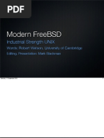 Modern FreeBSD (London Opentech 2010)