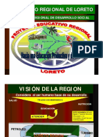 Proyecto Educativo Regional Loreto Hacia Una Educación Productiva y de Calidad