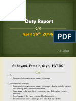 Duty Report, Suhayati 