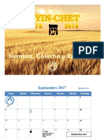 Hebrew & Gregorian Calendar 5778-2018