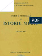 Studii Si Materiale de Istorie Medie 16 (1998)