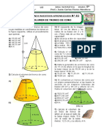 Volumen tronco cono matemáticas 5