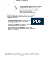 Kelainan2013 Applying Extrusive Orthodontic Force Without Compromising The Obturated Canal Space