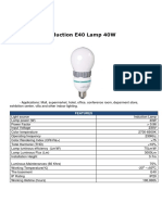 Induction E40 Lamp 40w