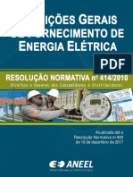 Regulamento da ANEEL sobre condições gerais de fornecimento de energia elétrica