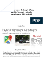 Capas de Google y Complemento OSM en QGIS