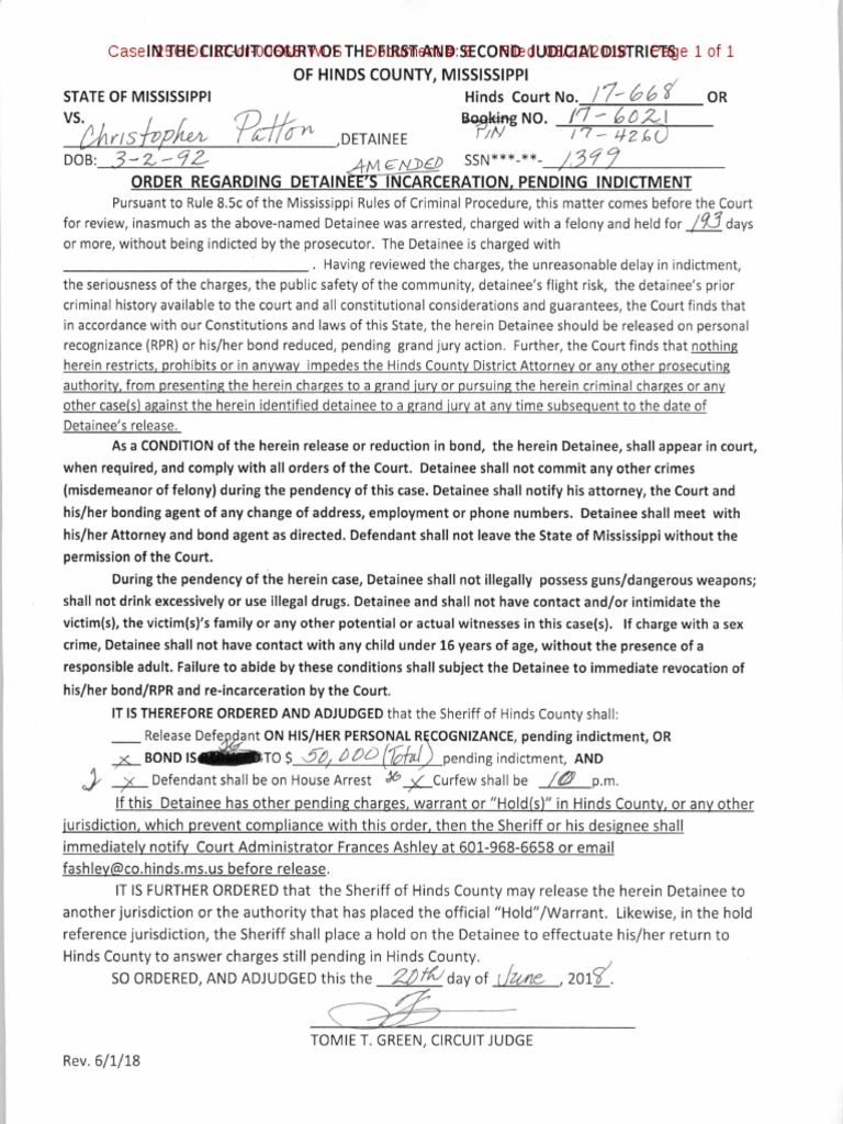 Patton File | PDF | Law