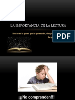 La Importancia de La Lectura