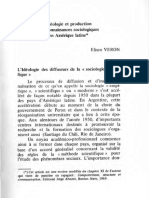 Verón - Idéologie Et Production de Connossainces Sociologiques en Amerique Latine