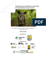 Taller para La Elaboración de Una Estrategia de Conservación Del Tapir Centroamericano (Tapirus Bairdii)