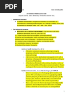 1st Part Outline Insurance