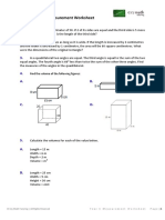 Year 6 Measurement Worksheet