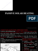 Passive Solar Heating