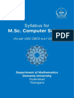 Msc [Cs] Syllabus_2016-2017 [II Years] New