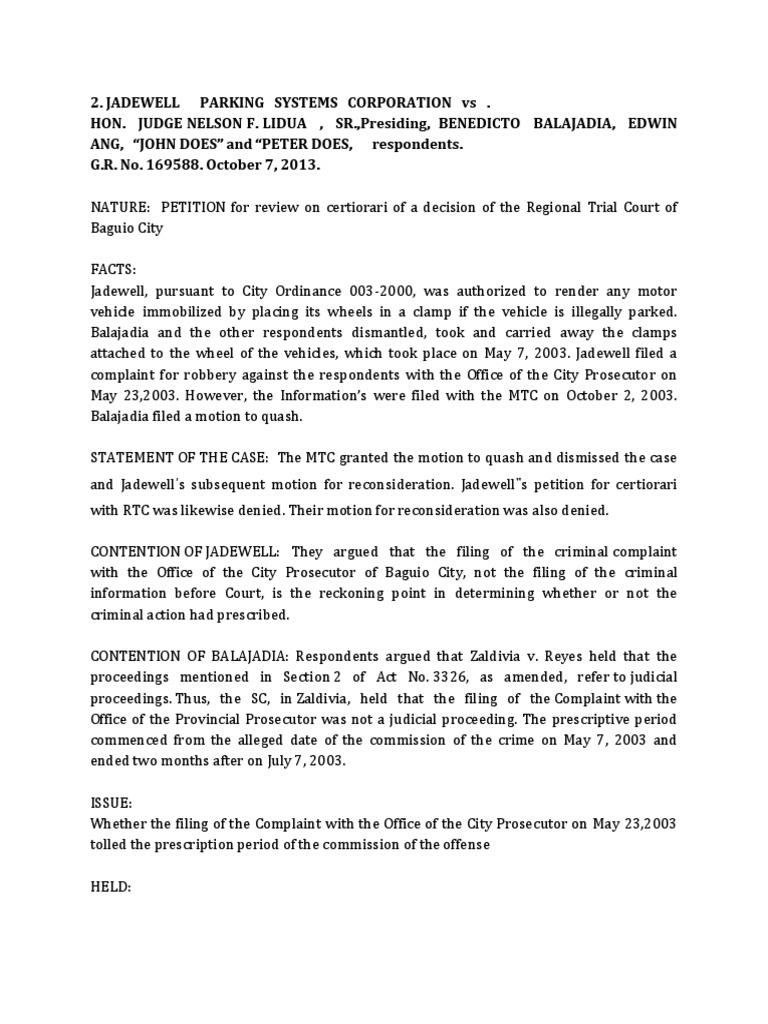 Digest | PDF | Affidavit | Prosecutor