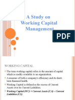 Intro Review - Study On Working Capital