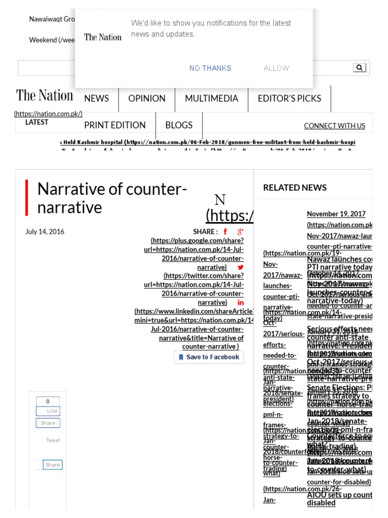 Narrative of Counter-Narrative | PDF | Jihadism | Violence