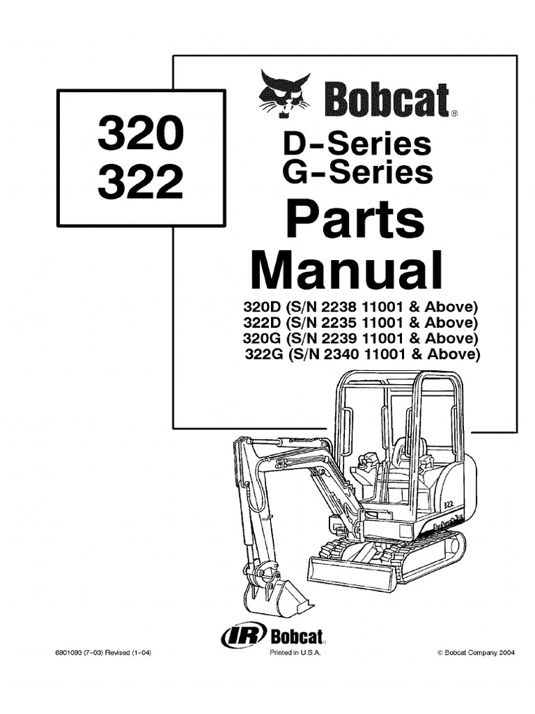 Bobcat 30c Auger Parts Manual