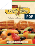 The Original Waffle Shop Menu