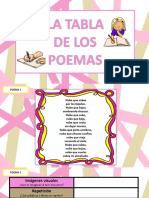 El Tablero de Los Poemas Trabajamos La Poesía en Primaria