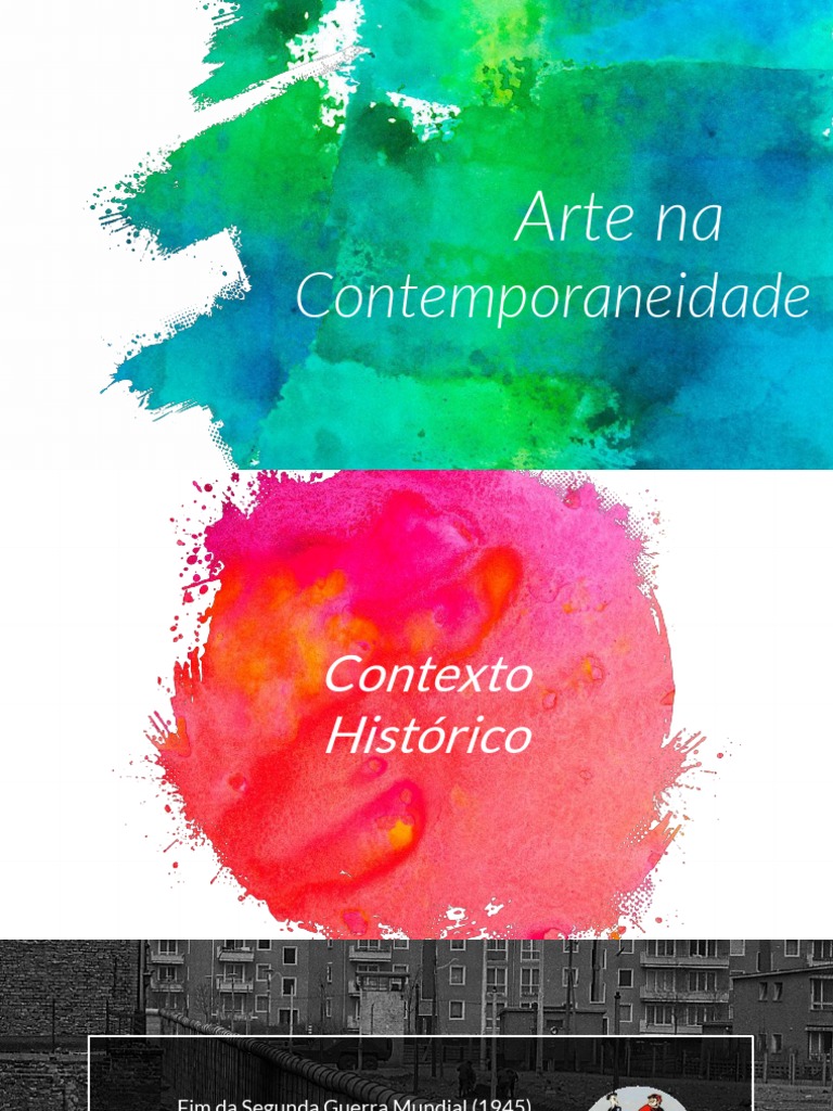 Arte na Contemporaneidade: Movimentos e Conceitos | PDF | Arte de rua ...
