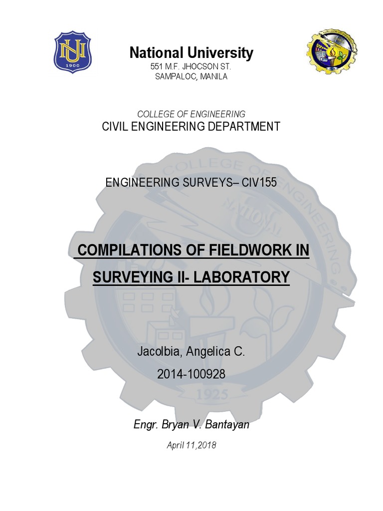 National University: Civil Engineering Department | PDF