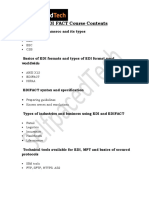 EDI FACT Course Contents |EDI FACT online training