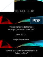 A Quien Dijo Jesús