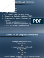 Classification of Diabetes