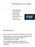 Non Tariff Measures in Nepal: Group Members