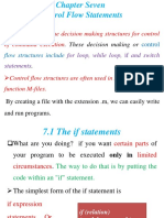 These Decision Making Or: MATLAB Has Some Decision Making Structures For Control