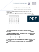 Subiecte Evaluare Clasa IV Centru Excelenta