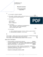 Barem de Corectare , Clasa a VII a. PDF