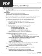 Microstrategy Tips and Techniques: Reporting Essentials Five Styles of Business Intelligence