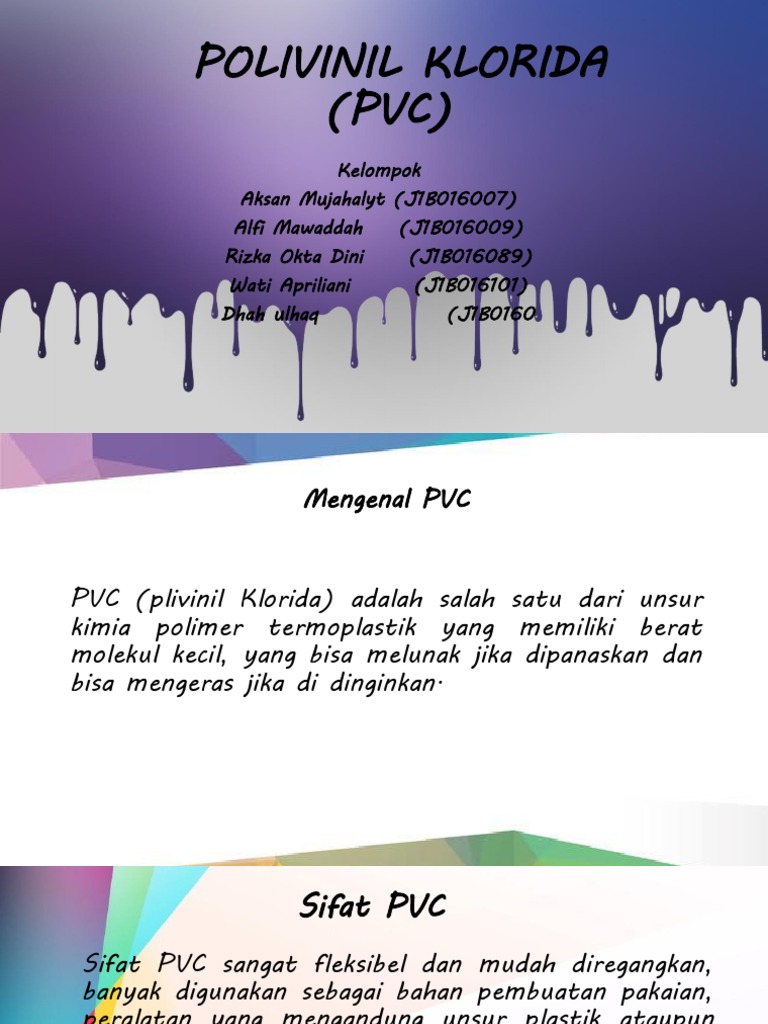 Mengenal PVC dan Aplikasinya | PDF