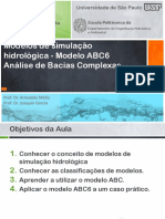 Modelos de Simulação Hidrológica