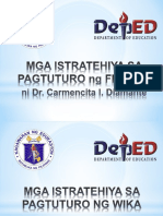 Mga Istratehiya Sa Pagtuturo NG Filipino