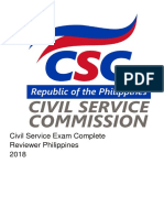 CSE Complete Reviewer Philippines 2018