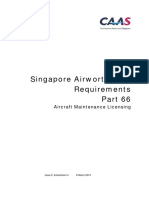 Singapore Airworthiness Requirements Part 66