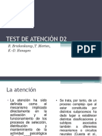 Test D2: Descripción, aplicación y corrección del test de atención D2