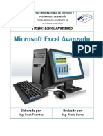 Manual de Excel Avanzado Ciede 01 08 2013