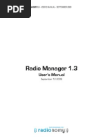 Download Radio Manager User Manual ENG by David Smedley SN38240057 doc pdf